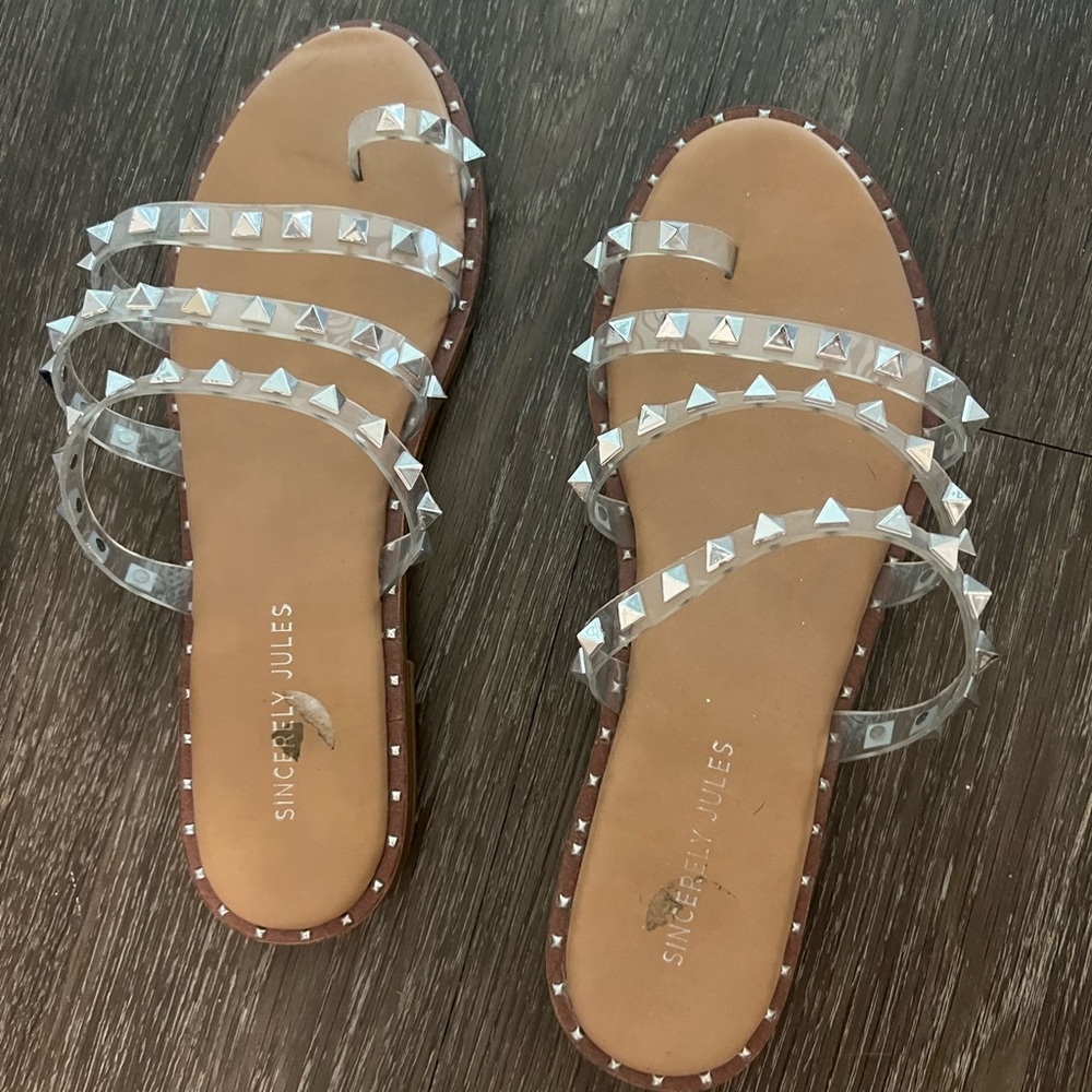 Studded sandals